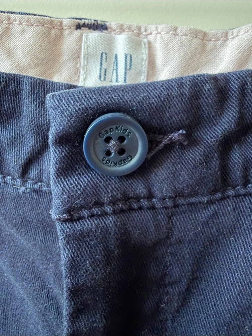 GAP Kids Navy Unisex Chino Shorts